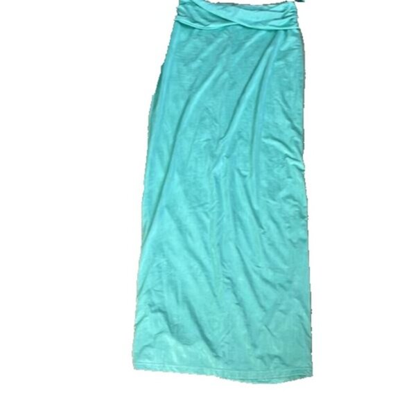 Revolve Superdown Small Joana Maxi Skirt Set Two Piece in Teal NWT MSRP $98 - Picture 3 of 6